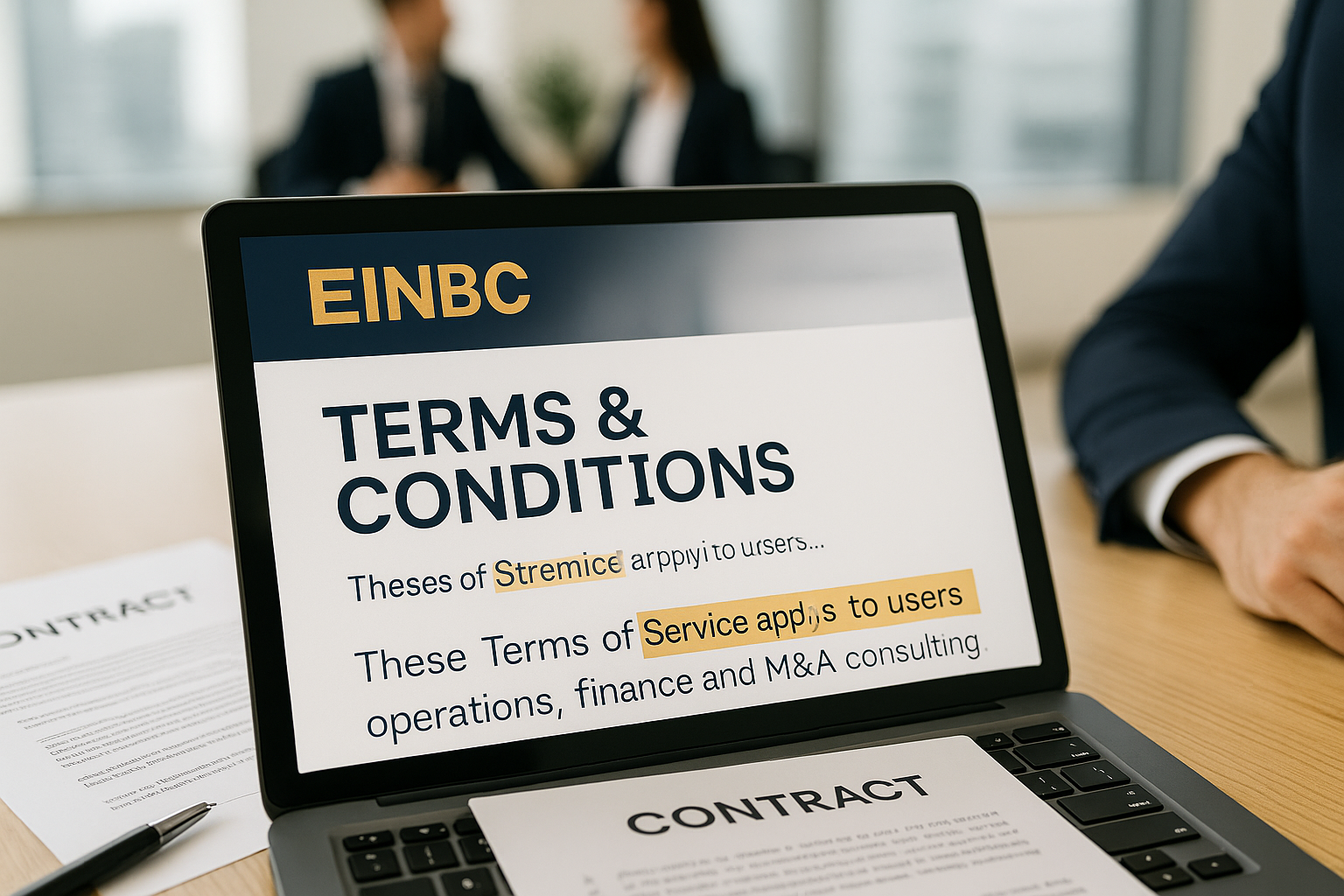 Terms and Conditions – EINBC